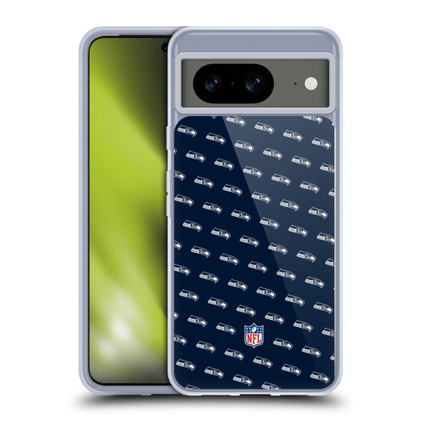 NFL Seattle Seahawks Artwork Patterns Soft Gel Case for Google Pixel 8