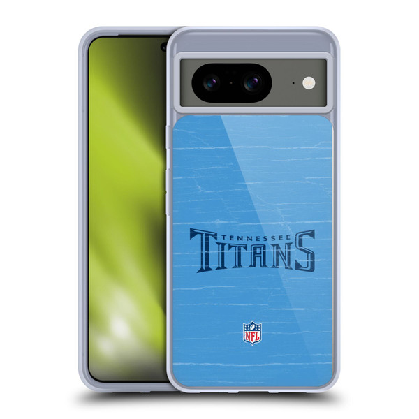 NFL Tennessee Titans Logo Distressed Look Soft Gel Case for Google Pixel 8