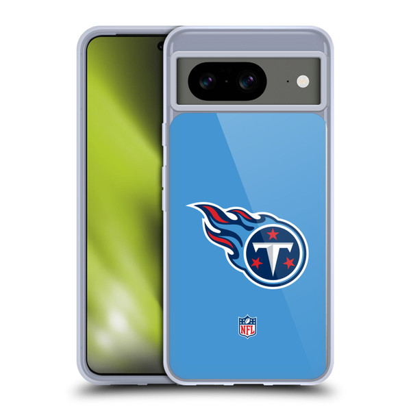NFL Tennessee Titans Logo Plain Soft Gel Case for Google Pixel 8