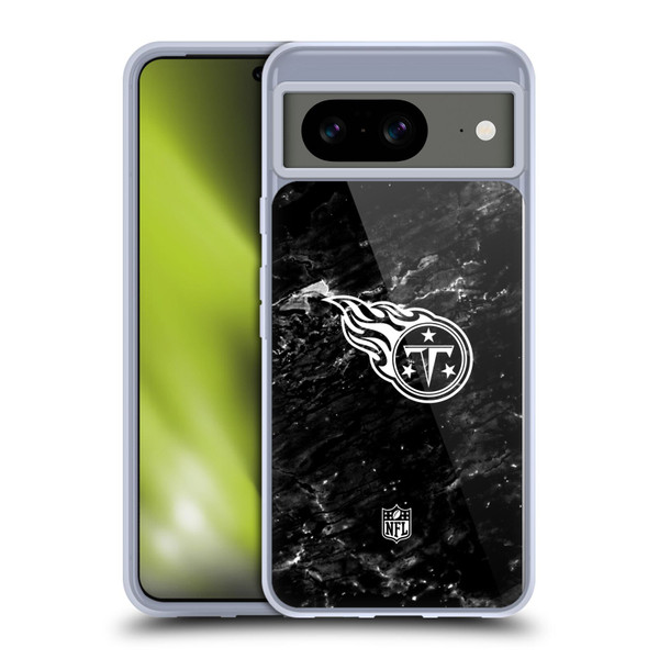 NFL Tennessee Titans Artwork Marble Soft Gel Case for Google Pixel 8