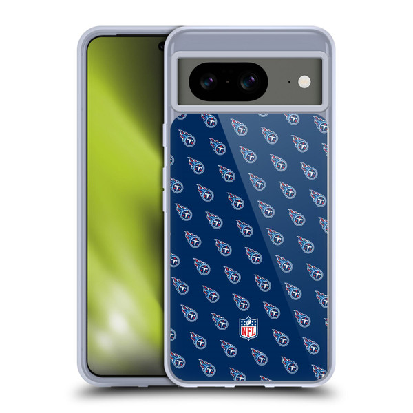NFL Tennessee Titans Artwork Patterns Soft Gel Case for Google Pixel 8