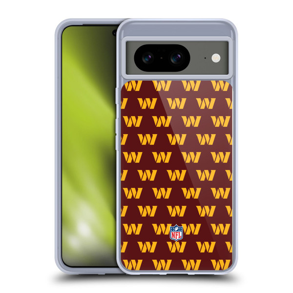 NFL Washington Football Team Artwork Patterns Soft Gel Case for Google Pixel 8