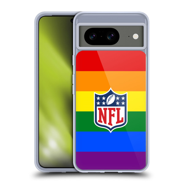 NFL Shield Pride Soft Gel Case for Google Pixel 8