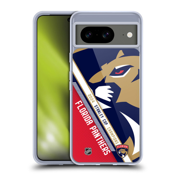 NHL 2024 Stanley Cup Champions Florida Panthers Oversized Soft Gel Case for Google Pixel 8