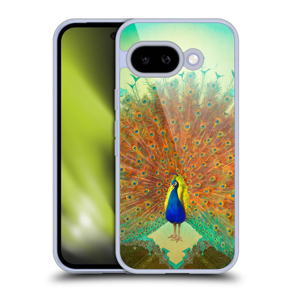 Duirwaigh Animals Peacock Soft Gel Case for Google Pixel 9A