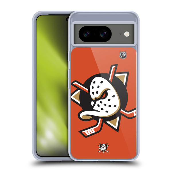 NHL Anaheim Ducks Oversized Soft Gel Case for Google Pixel 8