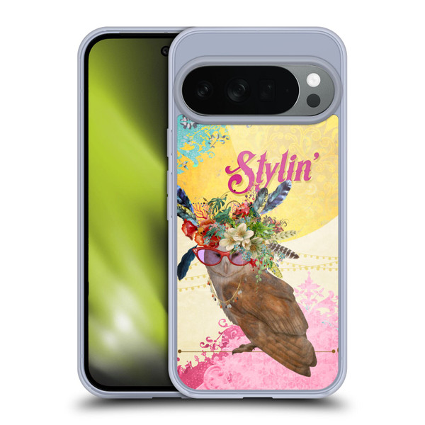 Duirwaigh Boho Animals Owl Soft Gel Case for Google Pixel 10