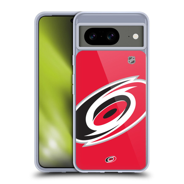 NHL Carolina Hurricanes Oversized Soft Gel Case for Google Pixel 8