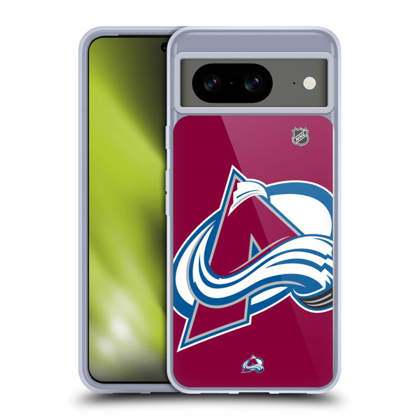 NHL Colorado Avalanche Oversized Soft Gel Case for Google Pixel 8