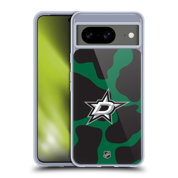 NHL Dallas Stars Cow Pattern Soft Gel Case for Google Pixel 8