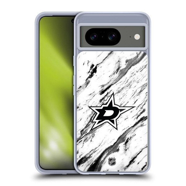 NHL Dallas Stars Marble Soft Gel Case for Google Pixel 8