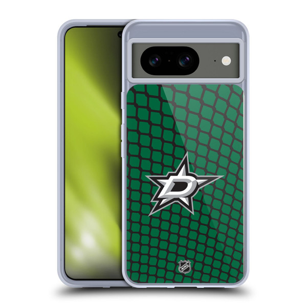NHL Dallas Stars Net Pattern Soft Gel Case for Google Pixel 8