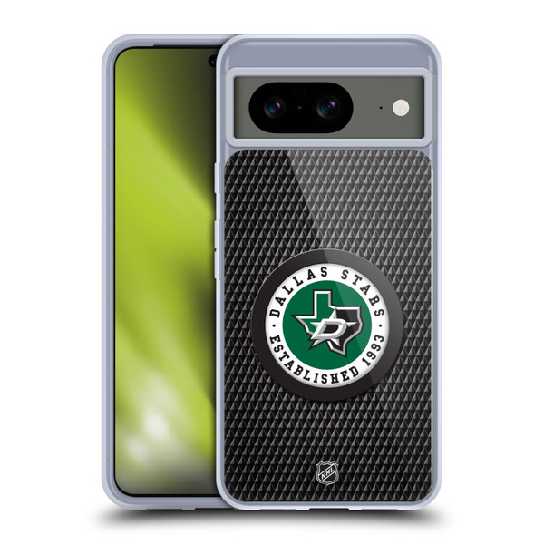 NHL Dallas Stars Puck Texture Soft Gel Case for Google Pixel 8