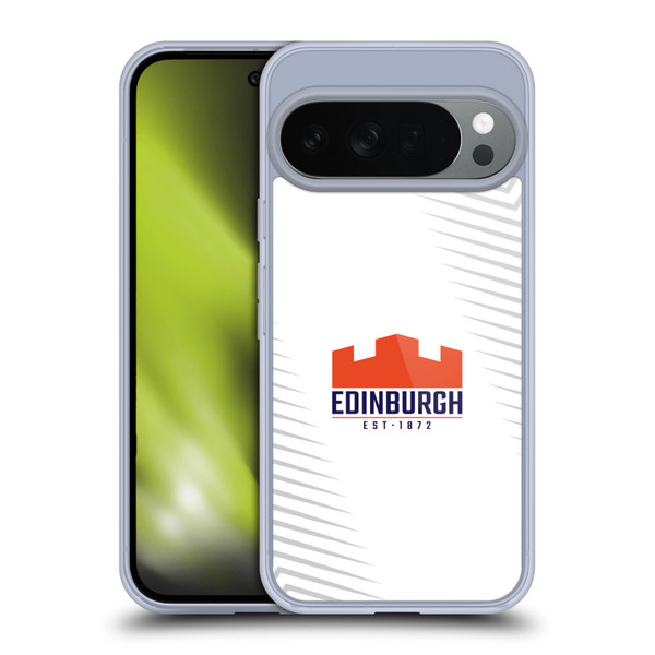 Edinburgh Rugby Graphic Art White Logo Soft Gel Case for Google Pixel 10