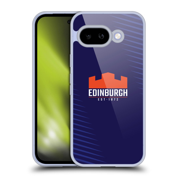 Edinburgh Rugby Graphic Art Blue Logo Soft Gel Case for Google Pixel 9A