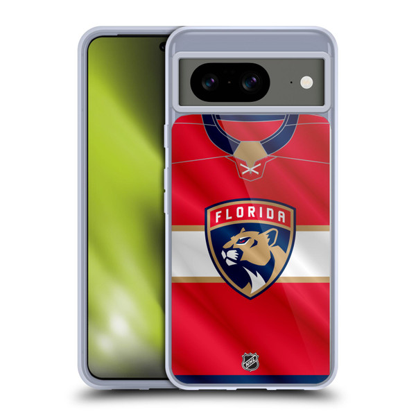 NHL Florida Panthers Jersey Soft Gel Case for Google Pixel 8