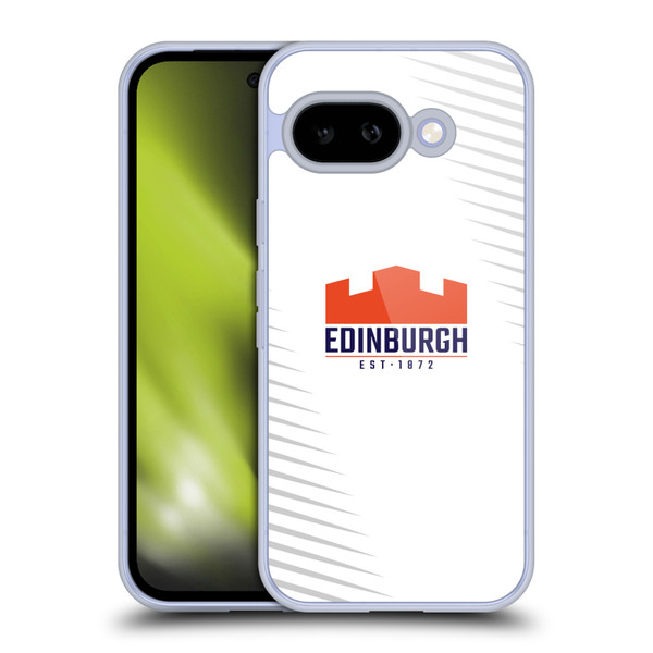 Edinburgh Rugby Graphic Art White Logo Soft Gel Case for Google Pixel 9A