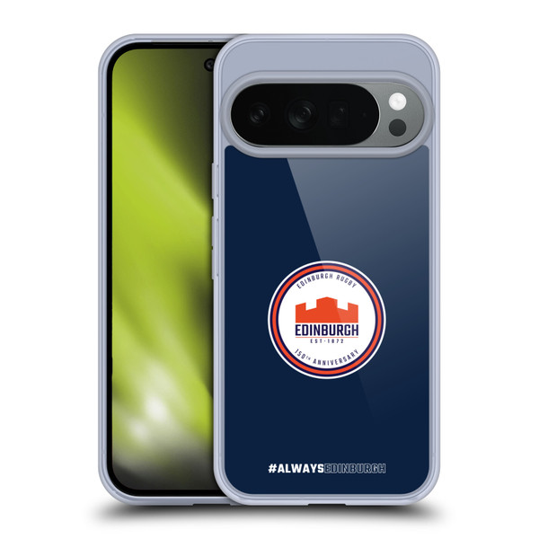 Edinburgh Rugby Graphics 150th Logo Soft Gel Case for Google Pixel 10