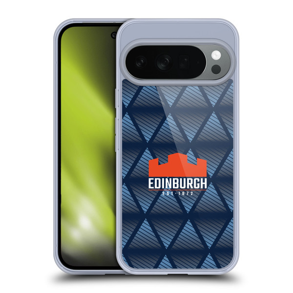 Edinburgh Rugby Graphics Pattern Soft Gel Case for Google Pixel 10