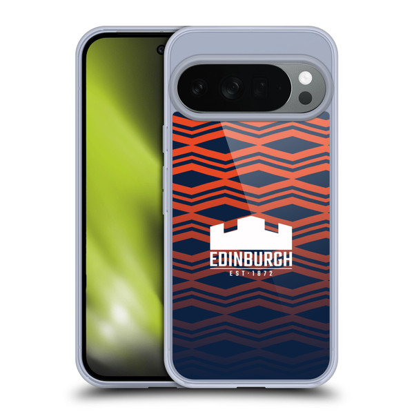 Edinburgh Rugby Graphics Pattern Gradient Soft Gel Case for Google Pixel 10