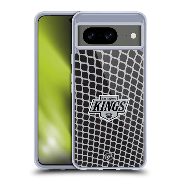 NHL Los Angeles Kings Net Pattern Soft Gel Case for Google Pixel 8