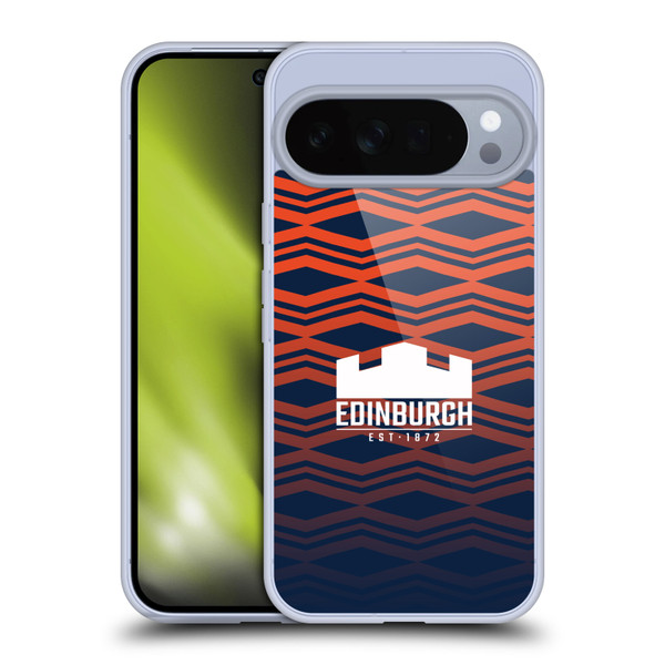 Edinburgh Rugby Graphics Pattern Gradient Soft Gel Case for Google Pixel 10 Pro XL
