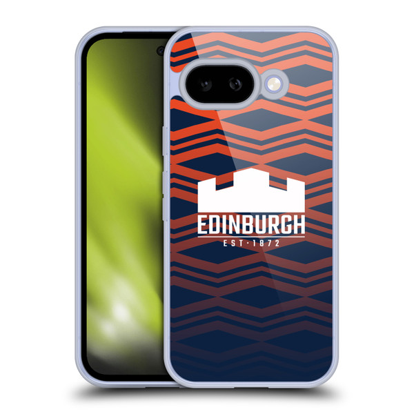 Edinburgh Rugby Graphics Pattern Gradient Soft Gel Case for Google Pixel 9A