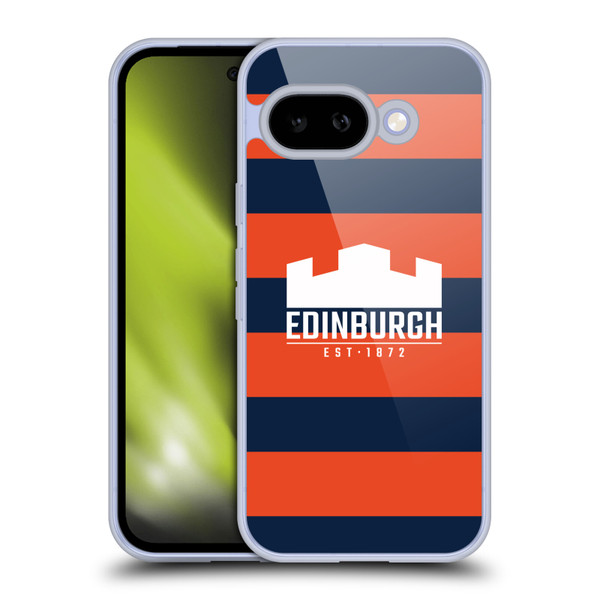 Edinburgh Rugby Graphics Stripes Soft Gel Case for Google Pixel 9A