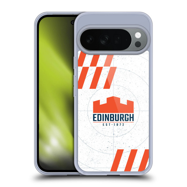 Edinburgh Rugby Logo Art White Soft Gel Case for Google Pixel 10