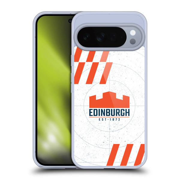 Edinburgh Rugby Logo Art White Soft Gel Case for Google Pixel 10 Pro XL