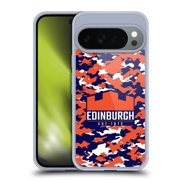 Edinburgh Rugby Logo 2 Camouflage Soft Gel Case for Google Pixel 10