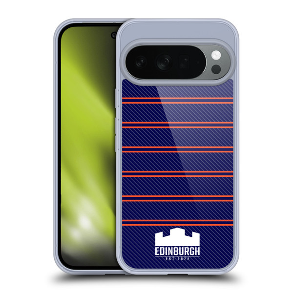 Edinburgh Rugby Logo 2 Stripes Soft Gel Case for Google Pixel 10