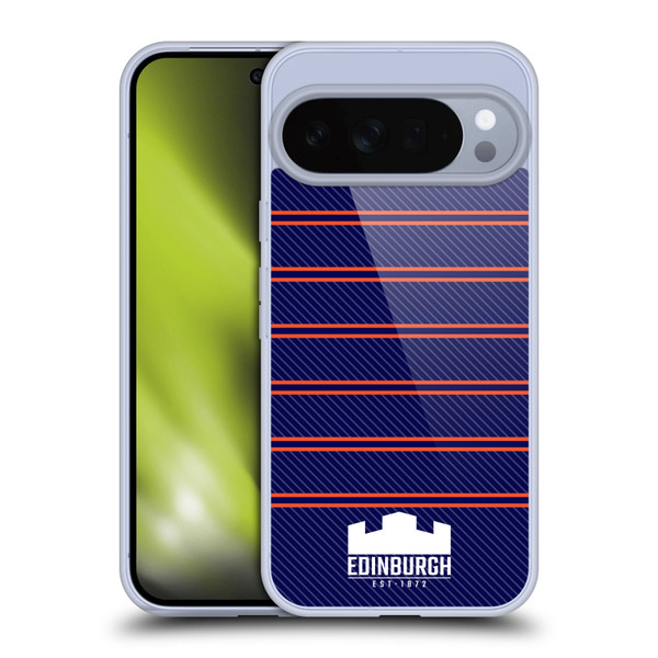 Edinburgh Rugby Logo 2 Stripes Soft Gel Case for Google Pixel 10 Pro XL