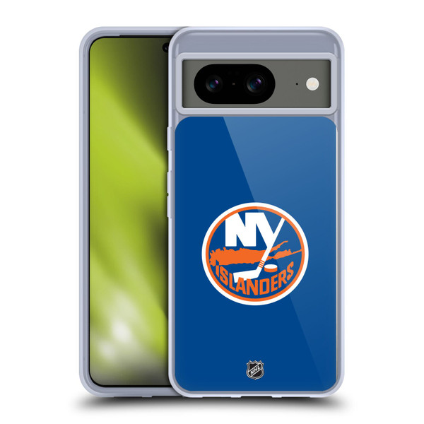 NHL New York Islanders Plain Soft Gel Case for Google Pixel 8