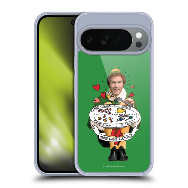 Elf Movie Graphics 2 Buddy Food Groups Soft Gel Case for Google Pixel 10