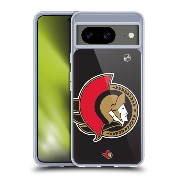 NHL Ottawa Senators Oversized Soft Gel Case for Google Pixel 8