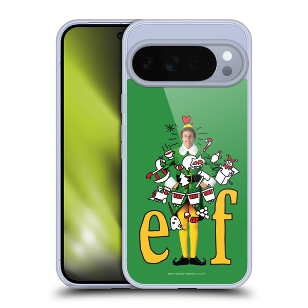 Elf Movie Graphics 2 Doodles Soft Gel Case for Google Pixel 10 Pro XL