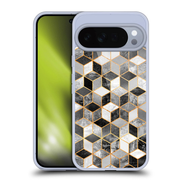 Elisabeth Fredriksson Cubes Collection Black And White Soft Gel Case for Google Pixel 10 Pro XL