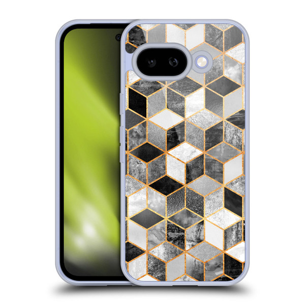 Elisabeth Fredriksson Cubes Collection Black And White Soft Gel Case for Google Pixel 9A