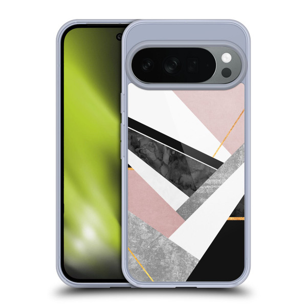 Elisabeth Fredriksson Geometric Design And Pattern Lines And Layers Soft Gel Case for Google Pixel 10