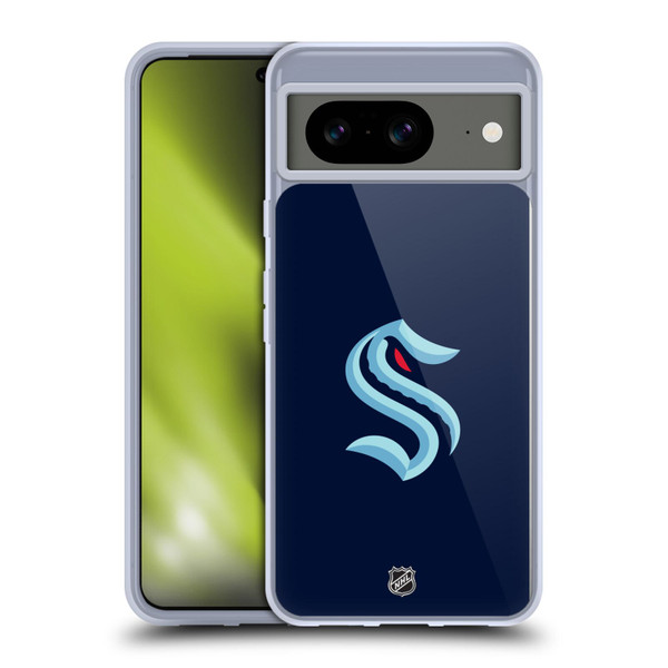 NHL Seattle Kraken Plain Soft Gel Case for Google Pixel 8