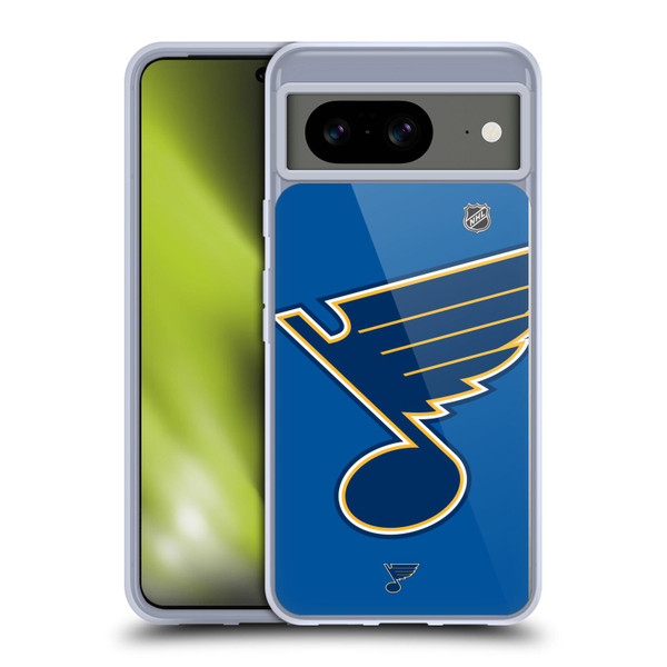 NHL St Louis Blues Oversized Soft Gel Case for Google Pixel 8