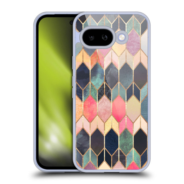 Elisabeth Fredriksson Geometric Design And Pattern Colourful Stained Glass Soft Gel Case for Google Pixel 9A