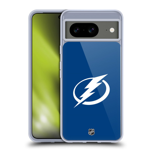 NHL Tampa Bay Lightning Plain Soft Gel Case for Google Pixel 8