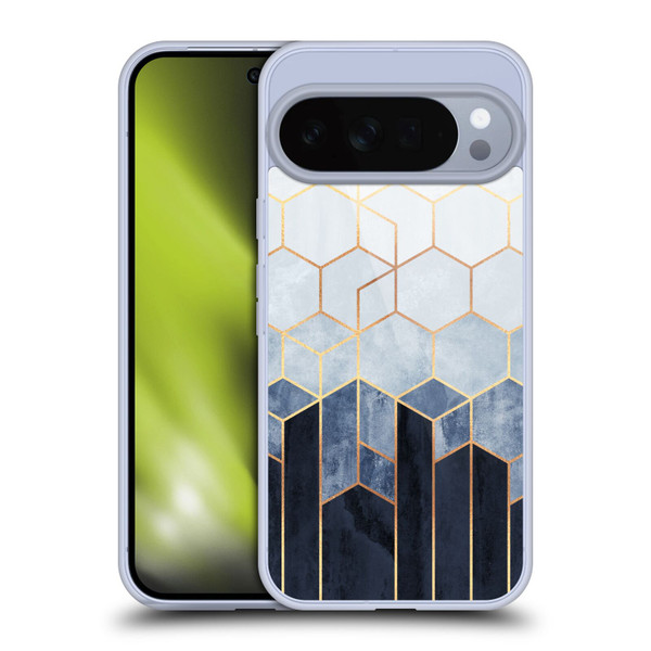 Elisabeth Fredriksson Sparkles Soft Blue Hexagons Soft Gel Case for Google Pixel 10 Pro XL