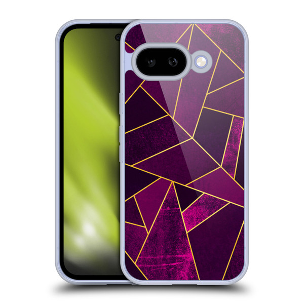 Elisabeth Fredriksson Stone Collection Purple Soft Gel Case for Google Pixel 9A