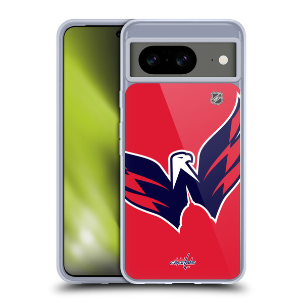 NHL Washington Capitals Oversized Soft Gel Case for Google Pixel 8