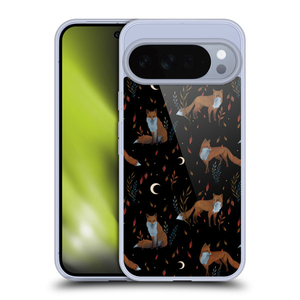 Episodic Drawing Art Foxes Pattern Soft Gel Case for Google Pixel 10 Pro XL