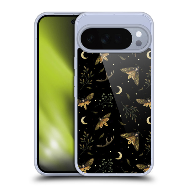 Episodic Drawing Pattern Death Head Moth Soft Gel Case for Google Pixel 10 Pro XL