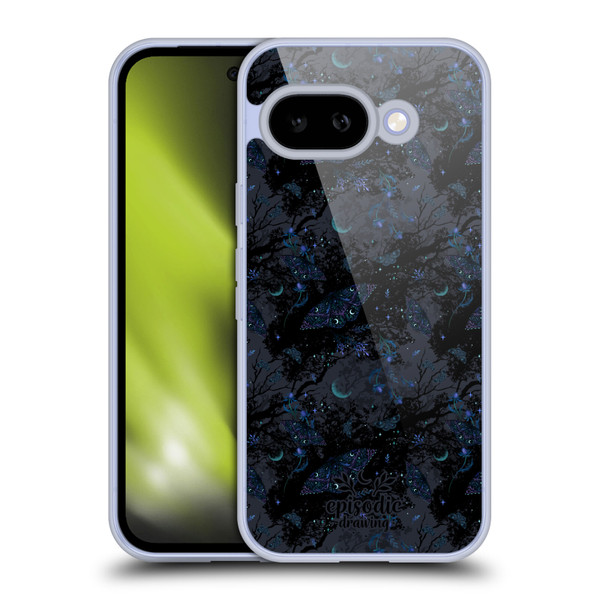 Episodic Drawing Spooky Patterns Witch Moth Soft Gel Case for Google Pixel 9A